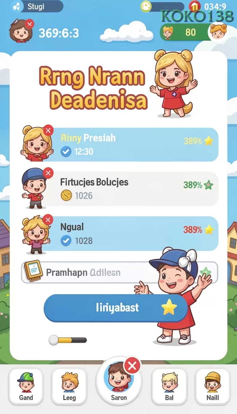 Cuplikan layar LOGO — menu navigasi
